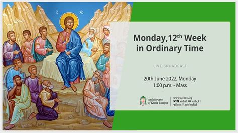 kl mass win|Live Mass l Monday of Holy Week .